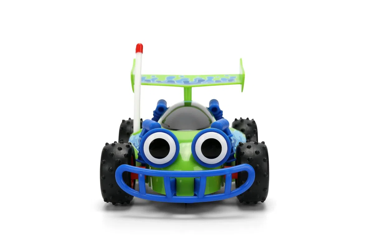 Jada Disney Pixar Toy Story Auto telecomandata Buggy 14 cm, facile da usare, 2,4 GHz, 1 canale, giocattolo per bambini +2 anni (9336838314R00)