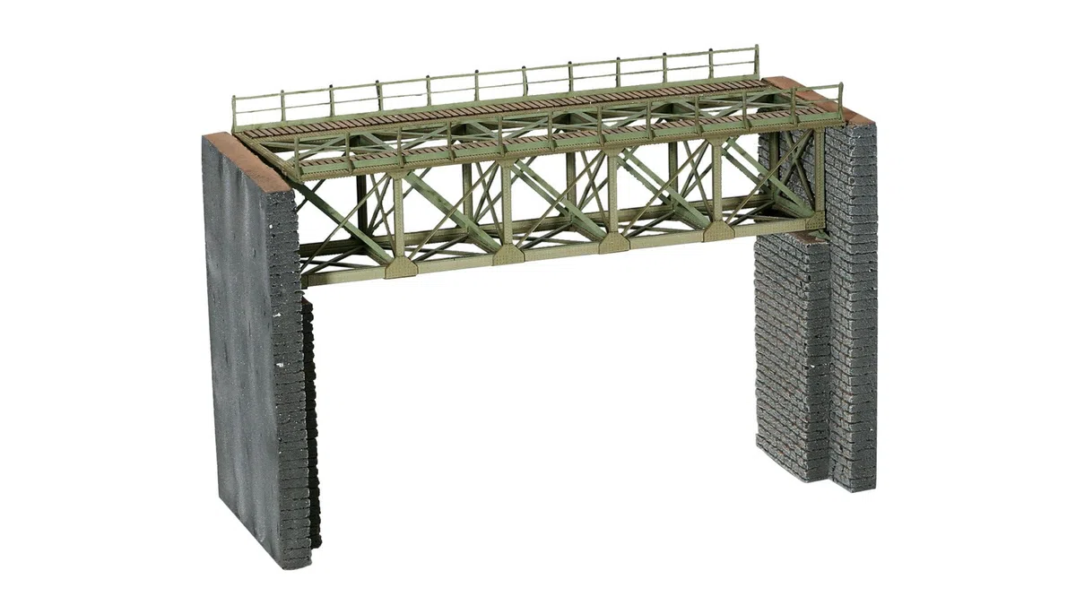 Ponte in Acciaio con pilastri 10,2 cm N