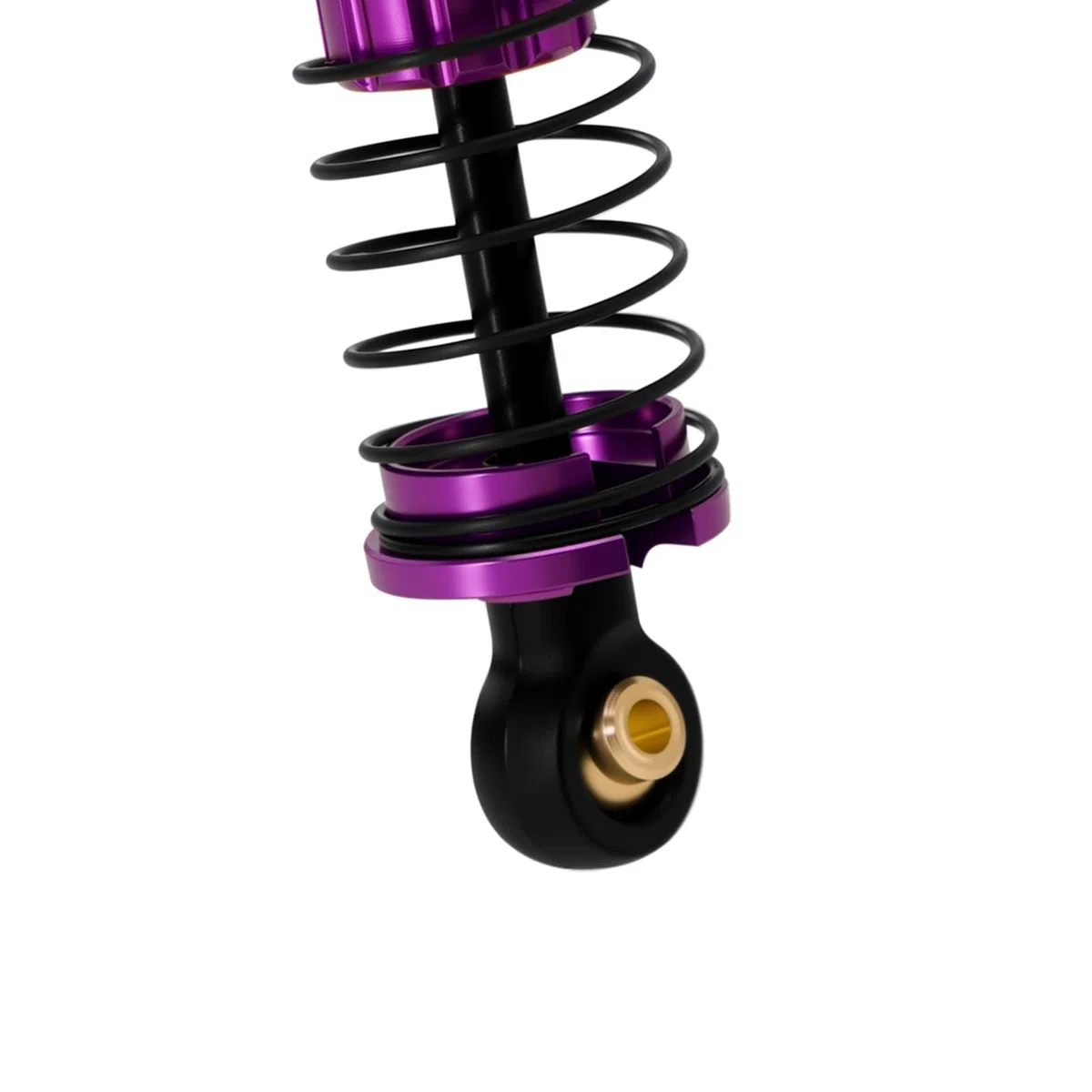 INJORA Ammortizzatori a Olio Big Bore 40mm per Upgrade 1/24 SCX24 FCX24M (Viola)