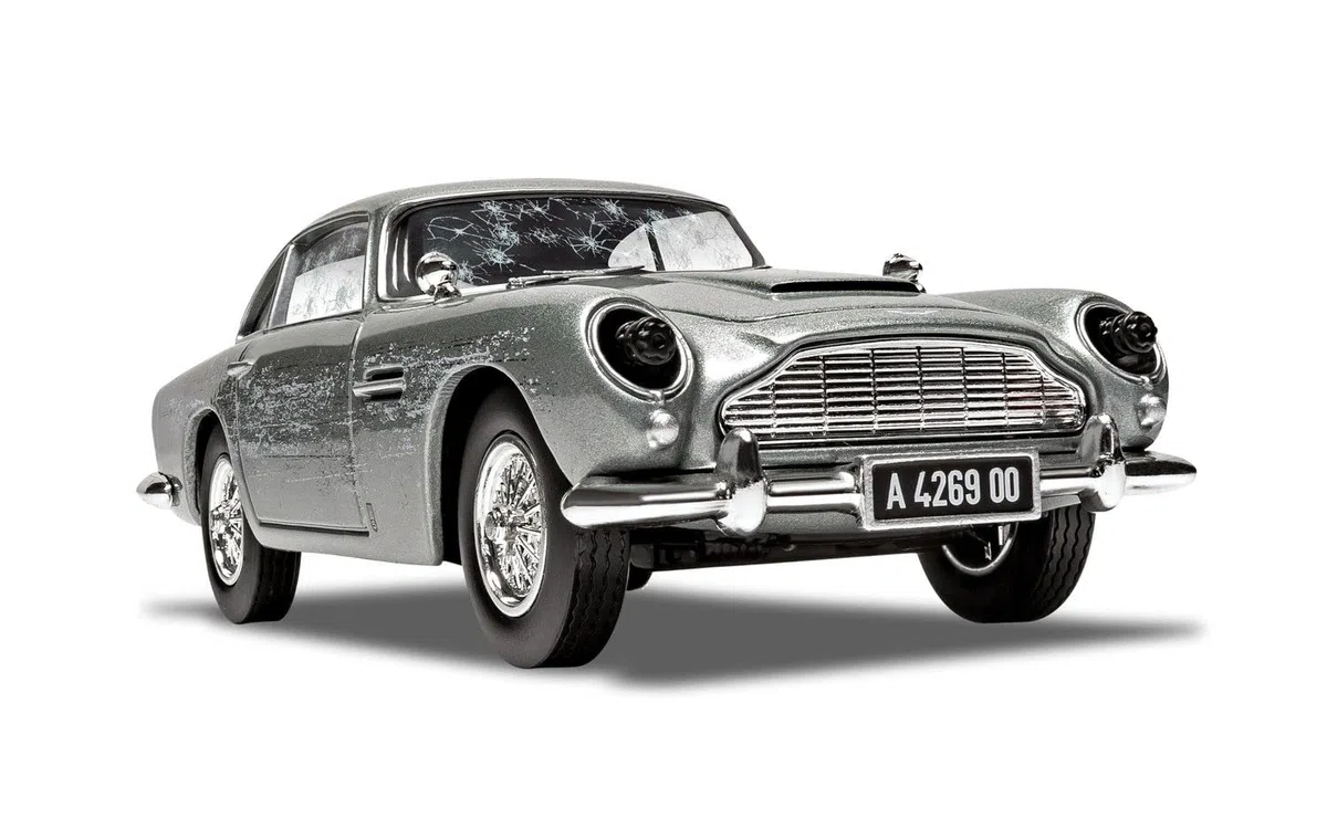 Corgi CC04314 James Bond, Aston Martin DB5, No Time To Die, Grigio, 20.32 x 10.16 x 10.16 cm