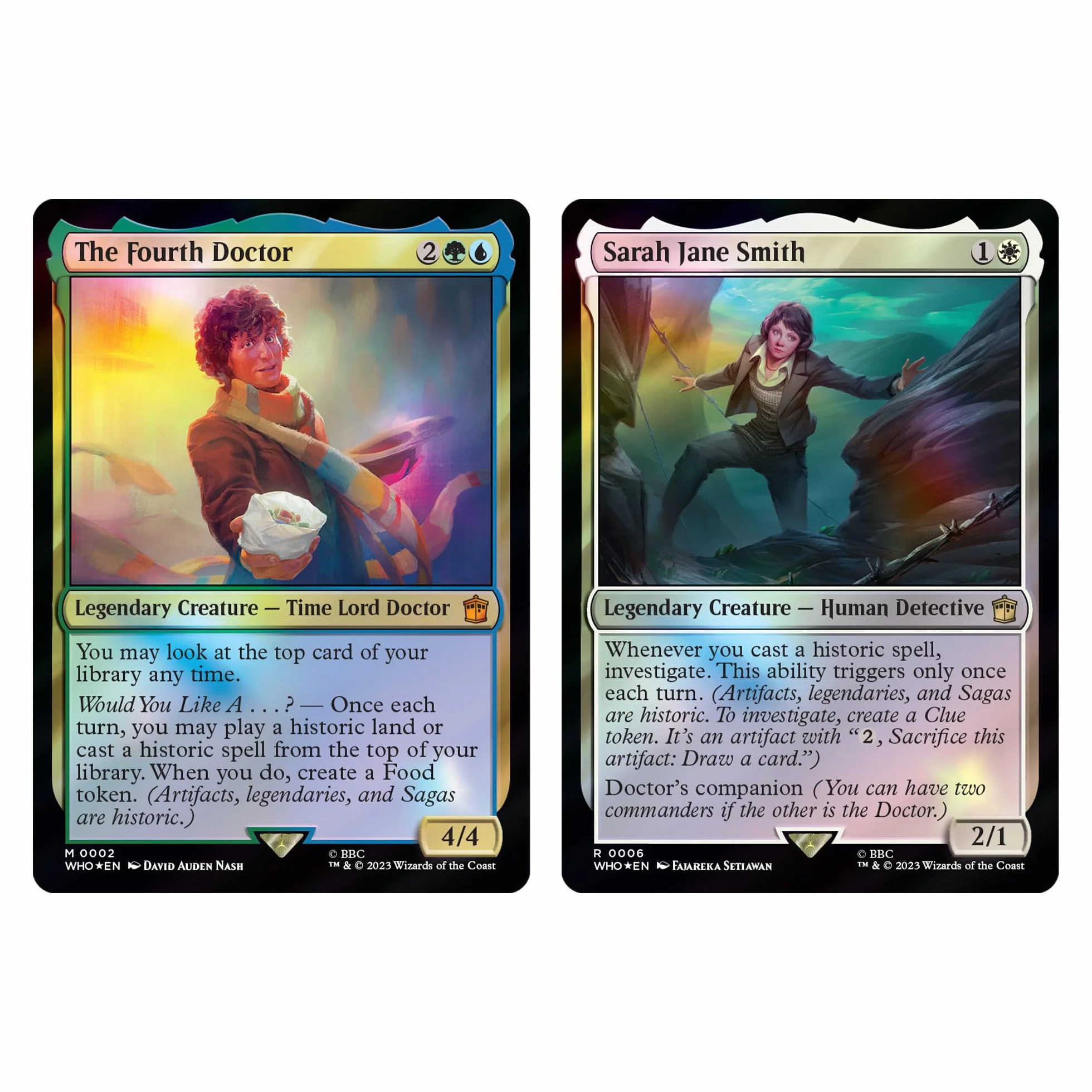 Magic: The Gathering - Mazzo Commander di Doctor Who: Blast from the Past (mazzo da 100 carte, Collector Booster Sample Pack da 2 carte e accessori) (Versione Inglese)