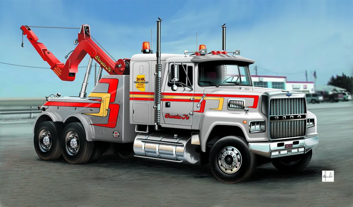 Italeri 3825 - Us Wrecker Truck Model Kit Scala 1:24