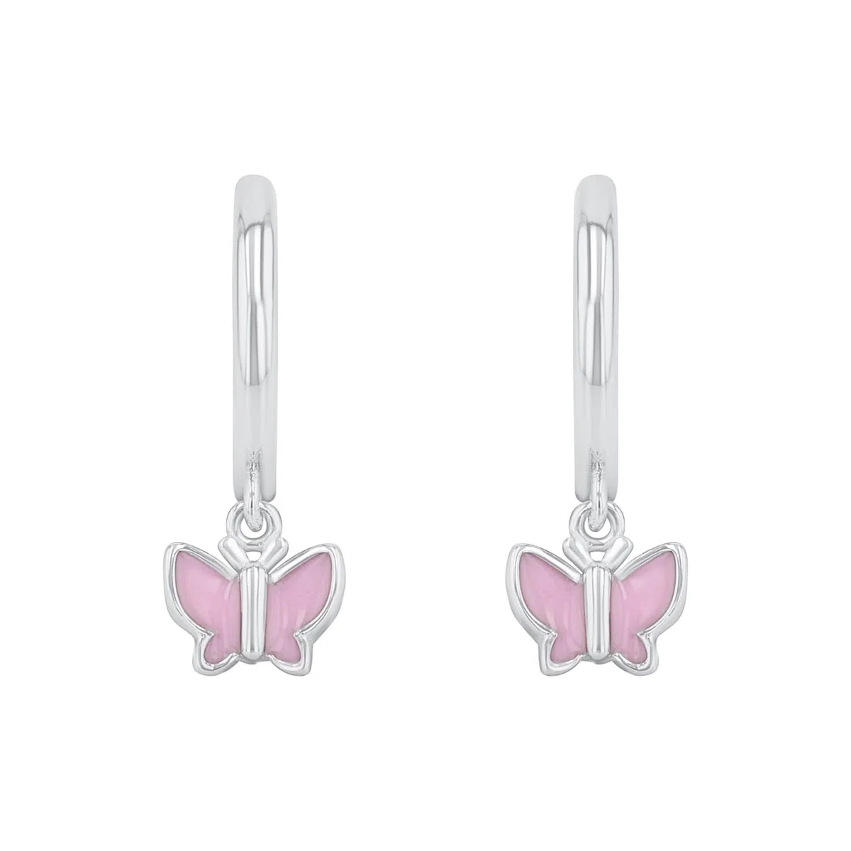 Prinzessin Lillifee Orecchini a cerchio per bambine in argento Sterling 925, con zirconi sintetici, forniti in una confezione regalo per gioielli