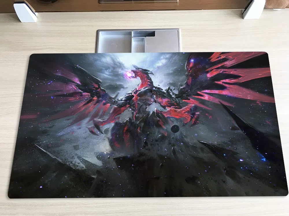 Playmat Neo Galaxy Eyes Photon Dragon TCG CCG Trading Card Game Mat No Zone + Borsa gratuita (ZD039-889-K-No Zones)