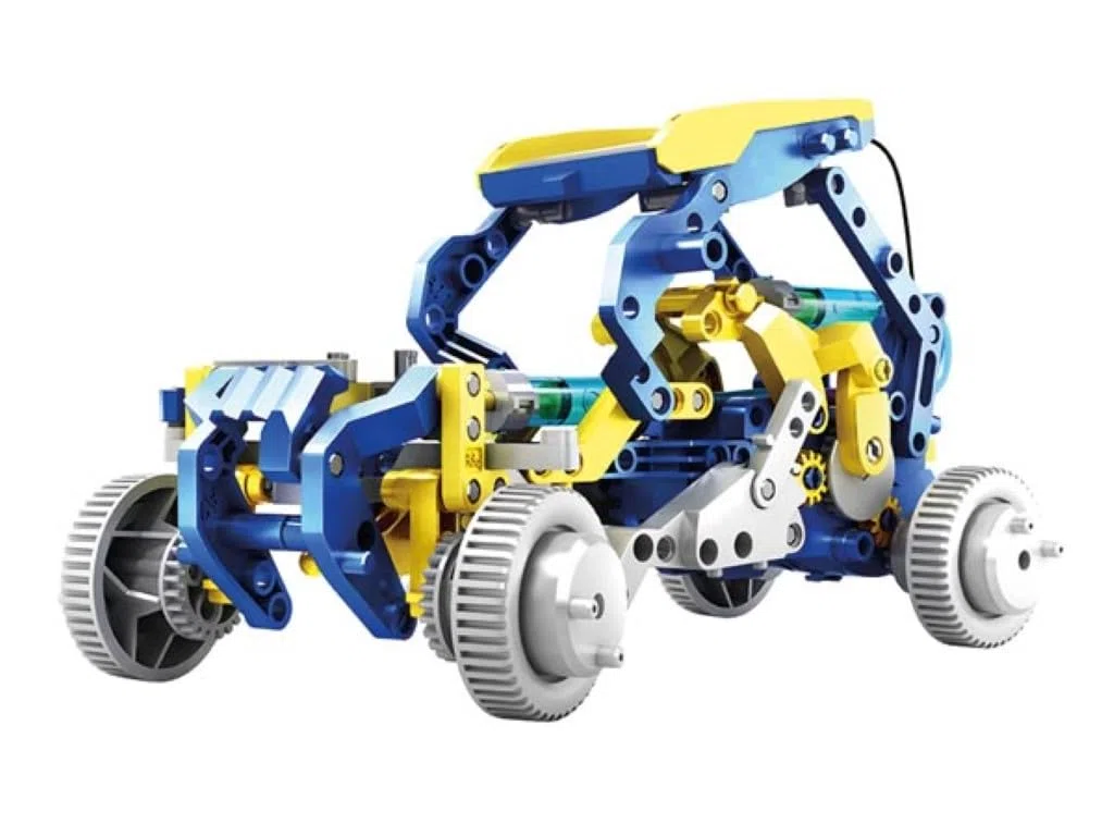 Velleman Kit robot a energia solare e acqua 12 in 1, costruisci 12 modelli funzionanti con alimentazione idraulica, giocattolo educativo STEM per ragazzi e adulti senza batterie