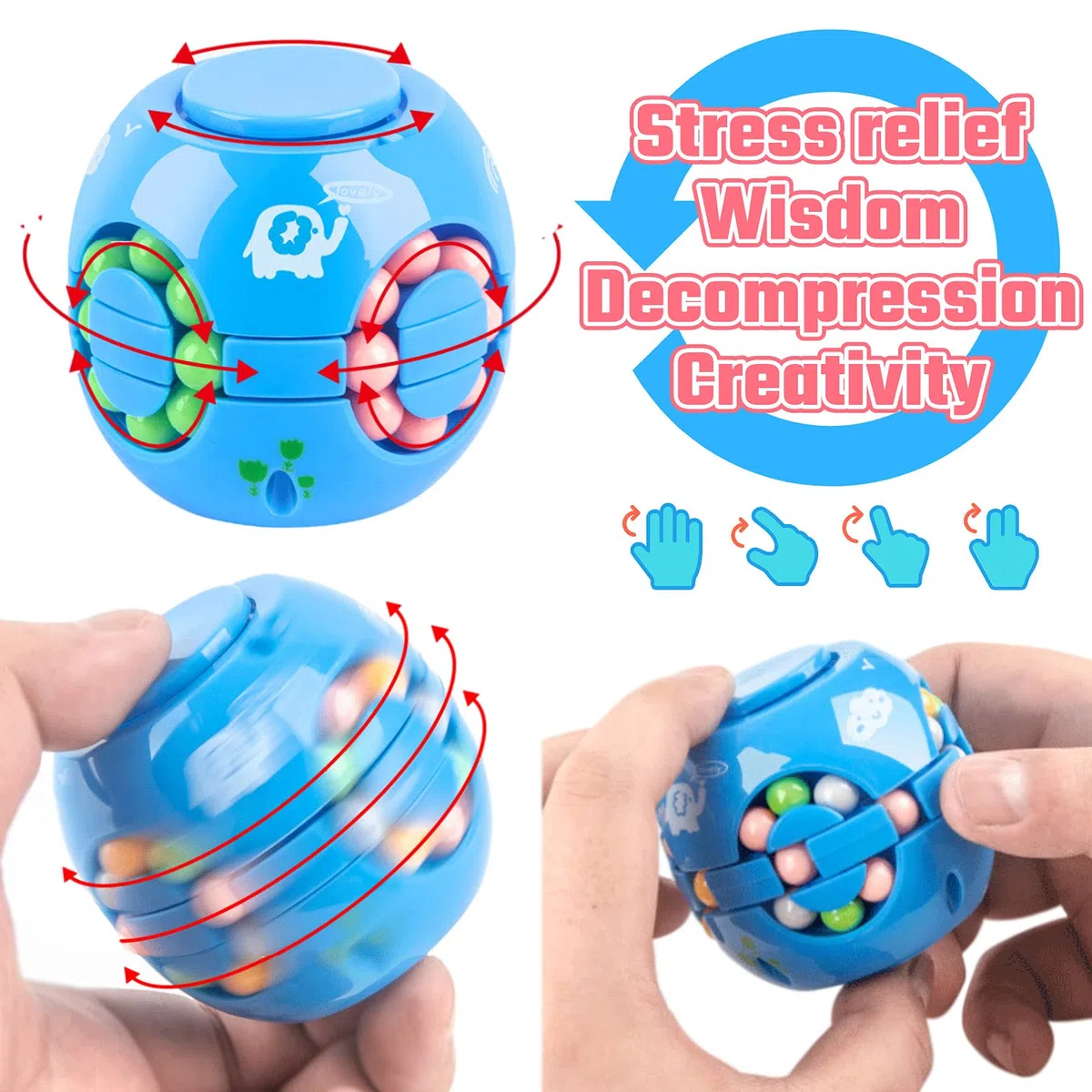 Paochocky Fidget Toy Set, 26 Pezzi Fidget Toys Pack, Fidget Toys Set Fidget Toys Box Giochi Sensoriali Anti Ansia e Stress è Adatta per Adulti e Bambini, può Essere Usata Come Regali per Feste