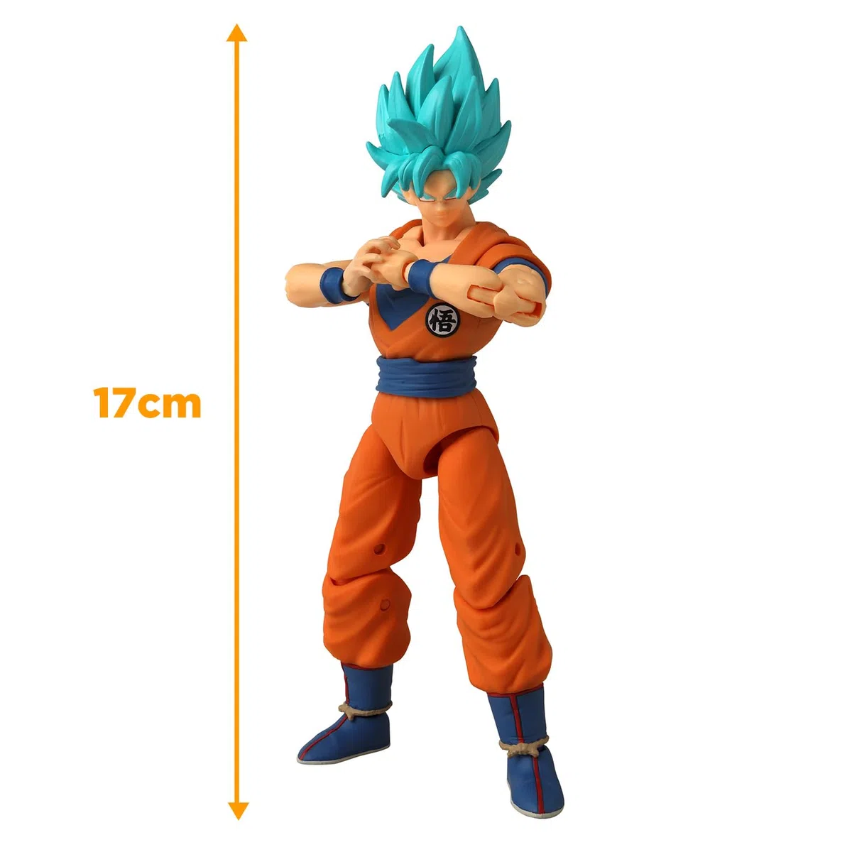 Dragon Ball Super Bandai Figura Dragon Stars 17 cm Super Saiyan Blue Goku - Licenza Ufficiale Dragon Ball - Figura articolata Goku - Giocattolo per Bambini dai 4 anni in su - Action Figure - 36780