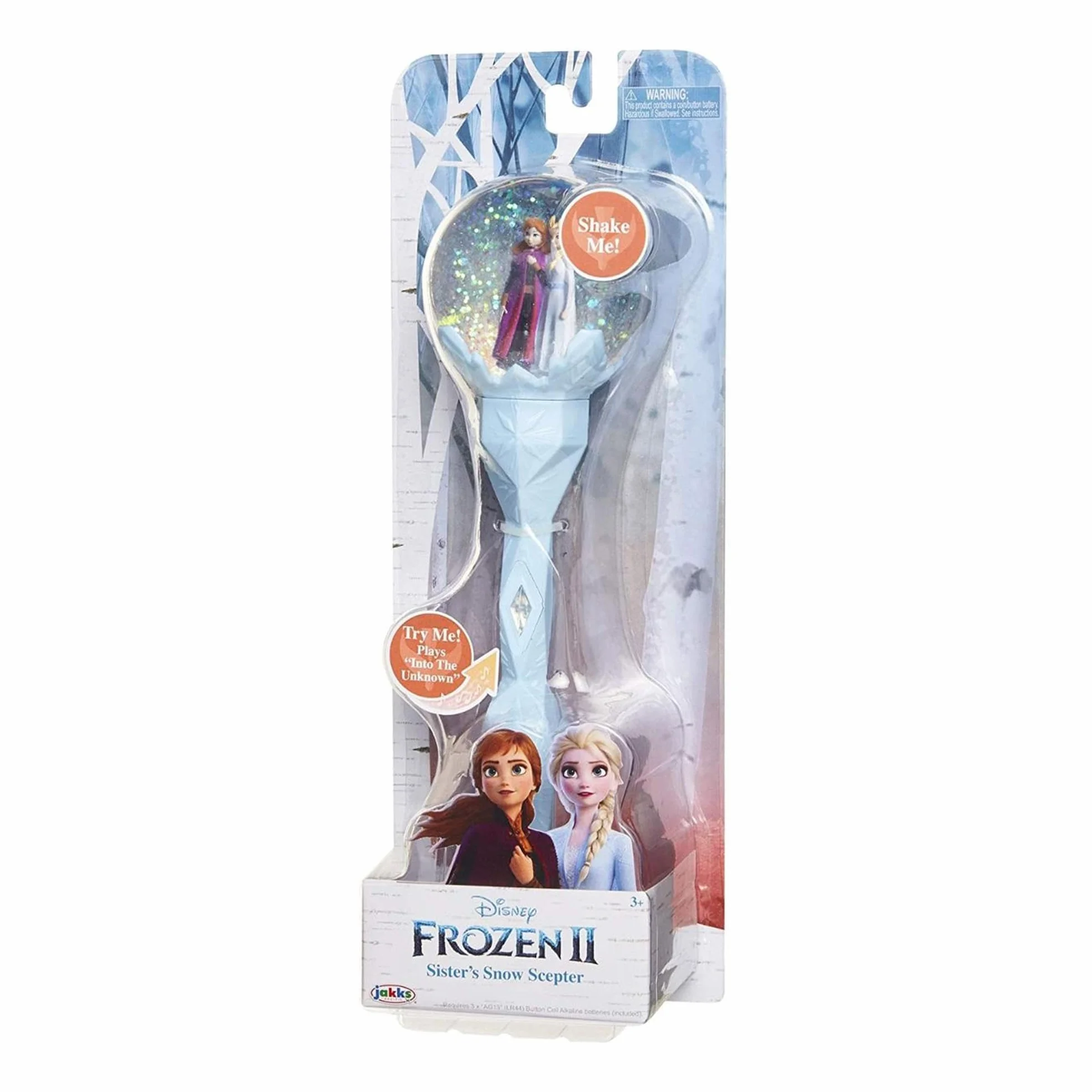 Scettro Magico Frozen 2: agitalo e la Neve Glitterata Danza Attorno ad Anna ed Elsa! Riproduce Musica, con Dettagli Autentici e batterie Incluse. Perfetto dai 3 Anni in su.