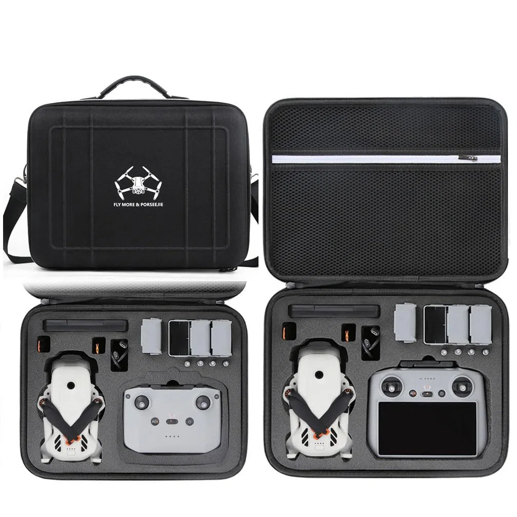 Lito X1 Custodia da trasporto, custodia rigida portatile per DJI Lito X1 Fly More Combo, telecomando RC2 o RCN3, batteria e accessori per cavi, Nero , Custodia