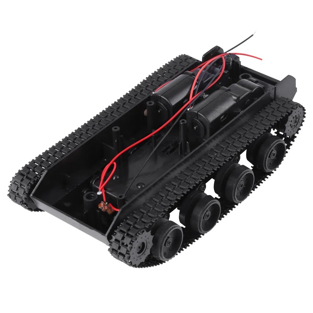 Kit faite del Telaio del carro Armato del carro Armato del carro Armato del carro Armato del carro Armato della Piattaforma Leggera del carro Armato di plastica Ammortizzata con 130 Motore 3V 7V