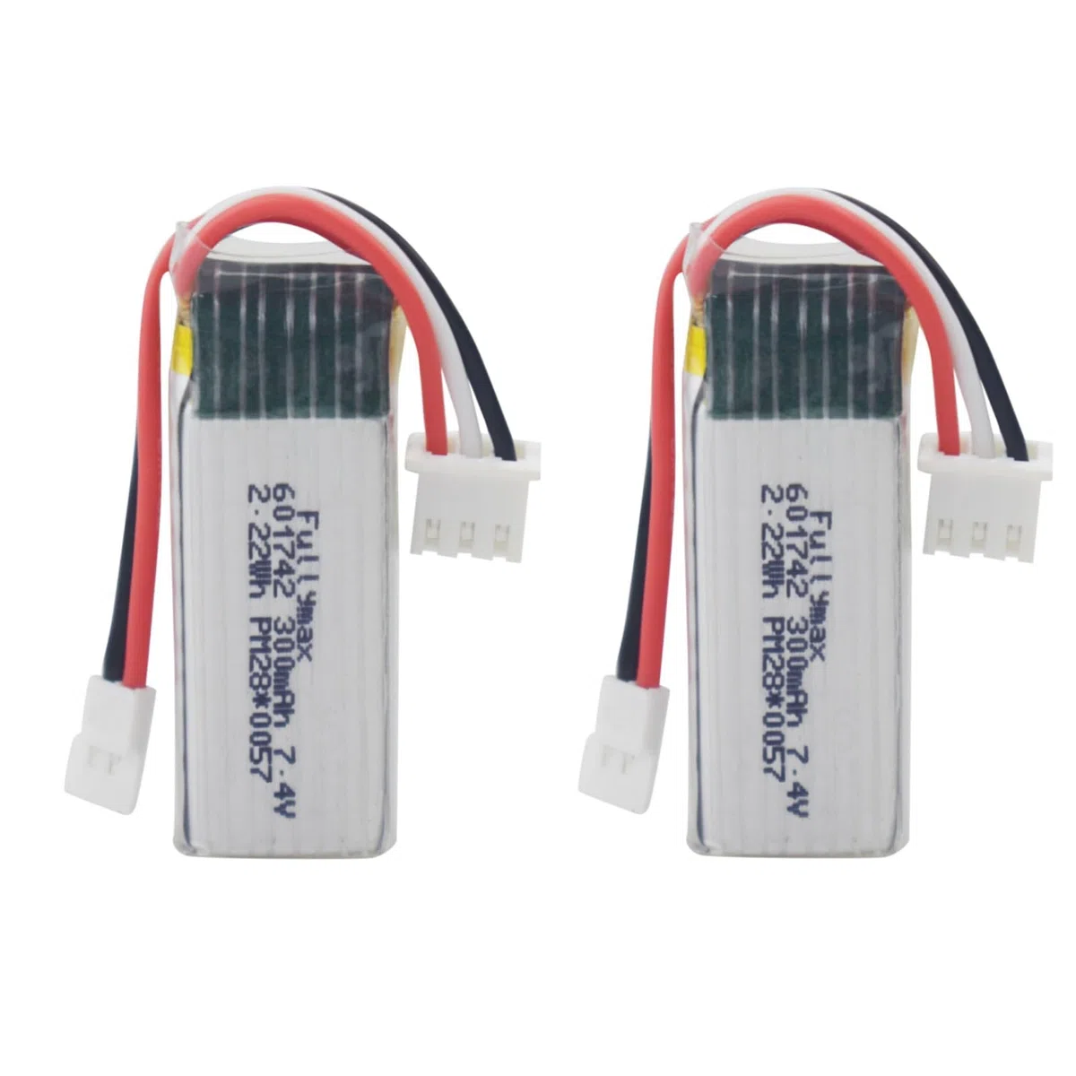 Batteria al litio ad alta velocità da 7.4V 300mAh per WLToys F959 F959S XK A600 A700 A800 A430 RC Modello di aeroplano Batteria Ricaricabile per aliante ad ala Fissa