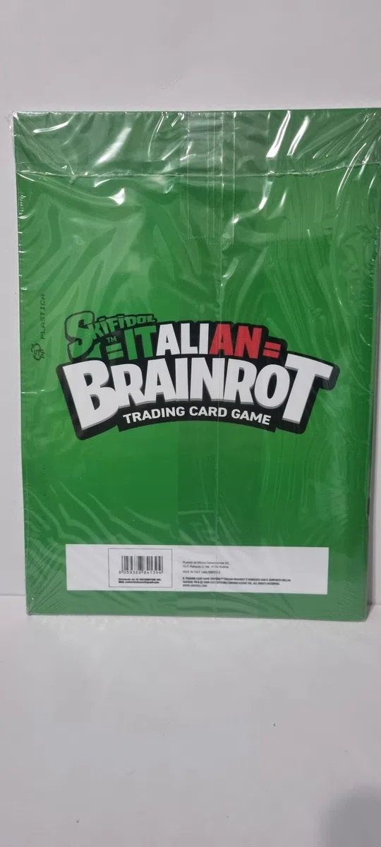 Italian Brainrot Trading Card Game Serie Gamma + 5 Bustine con 7 Carte da Collezione, Edizione Italiana