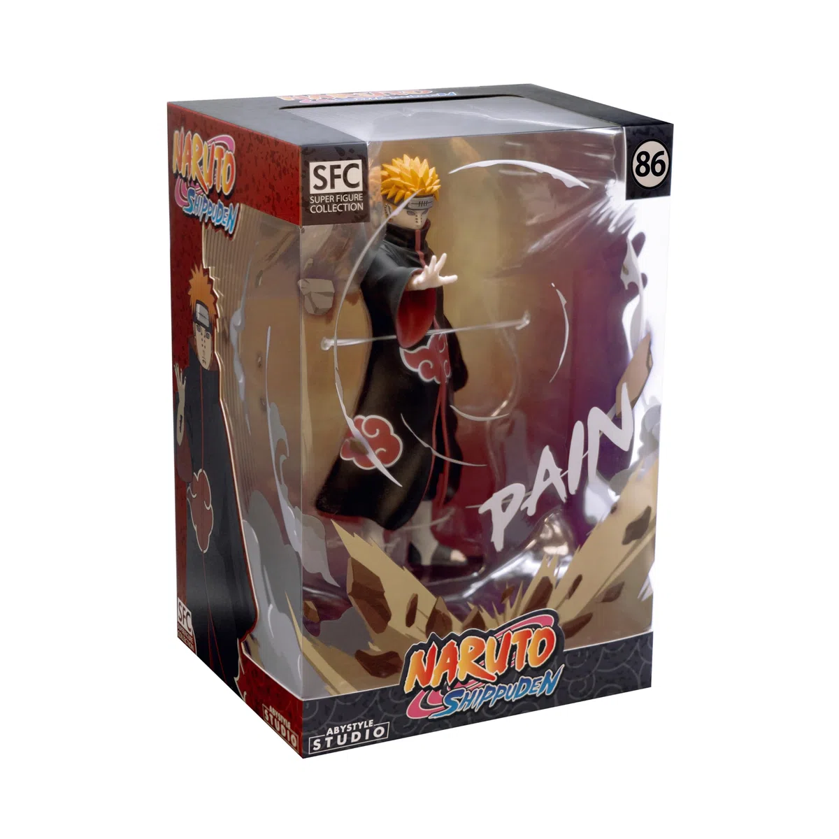 ABYstyle Studio Naruto Shippuden Pain 7.5" Tall SFC Collectible PVC Figure Statue Anime Manga Figurine Home Room Office Décor Gift