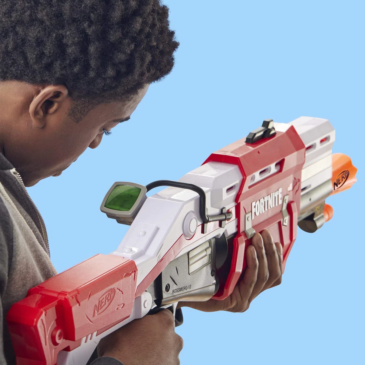 Nerf Hasbro Fortnite TS, Mega Blaster con Dardi, Rosso