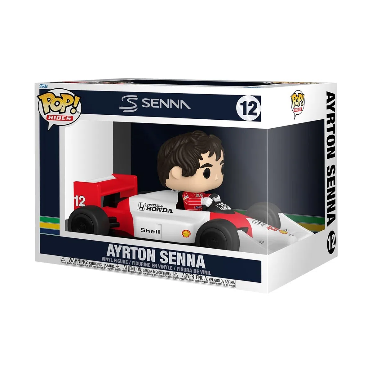 Funko POP! Rides Super Deluxe: McLaren - Ayrton Senna - Figura in vinile da collezione - Idea regalo - Prodotto ufficiale - Giocattoli per bambini e adulti - Modello di figura per collezionisti