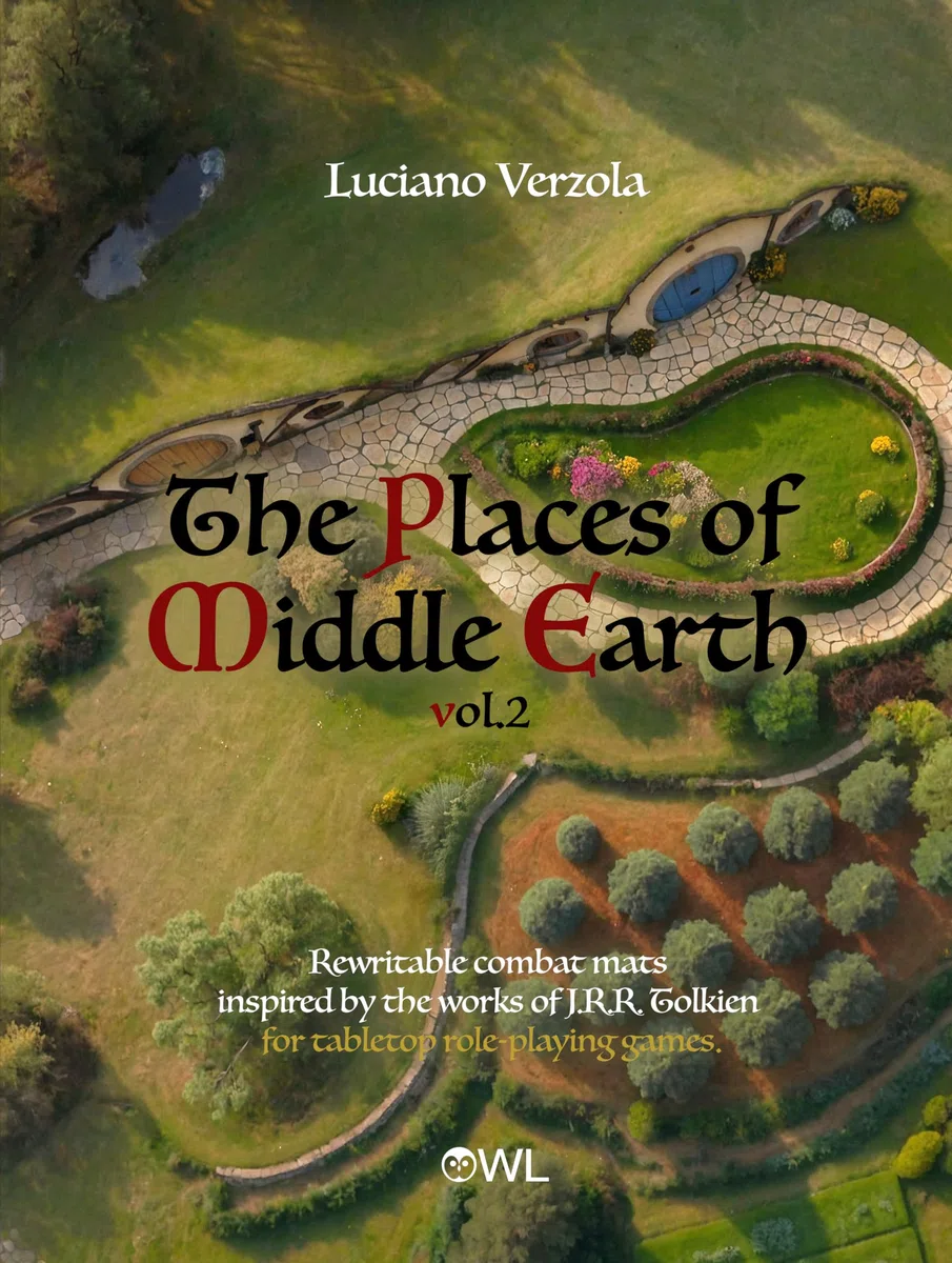 Generico I Luoghi della Guerra dell'Anello, Vol. 2, Tappeti da battaglia riposizionabili per giochi di ruolo da tavolo ispirati alle opere di J.R.R. Tolkien