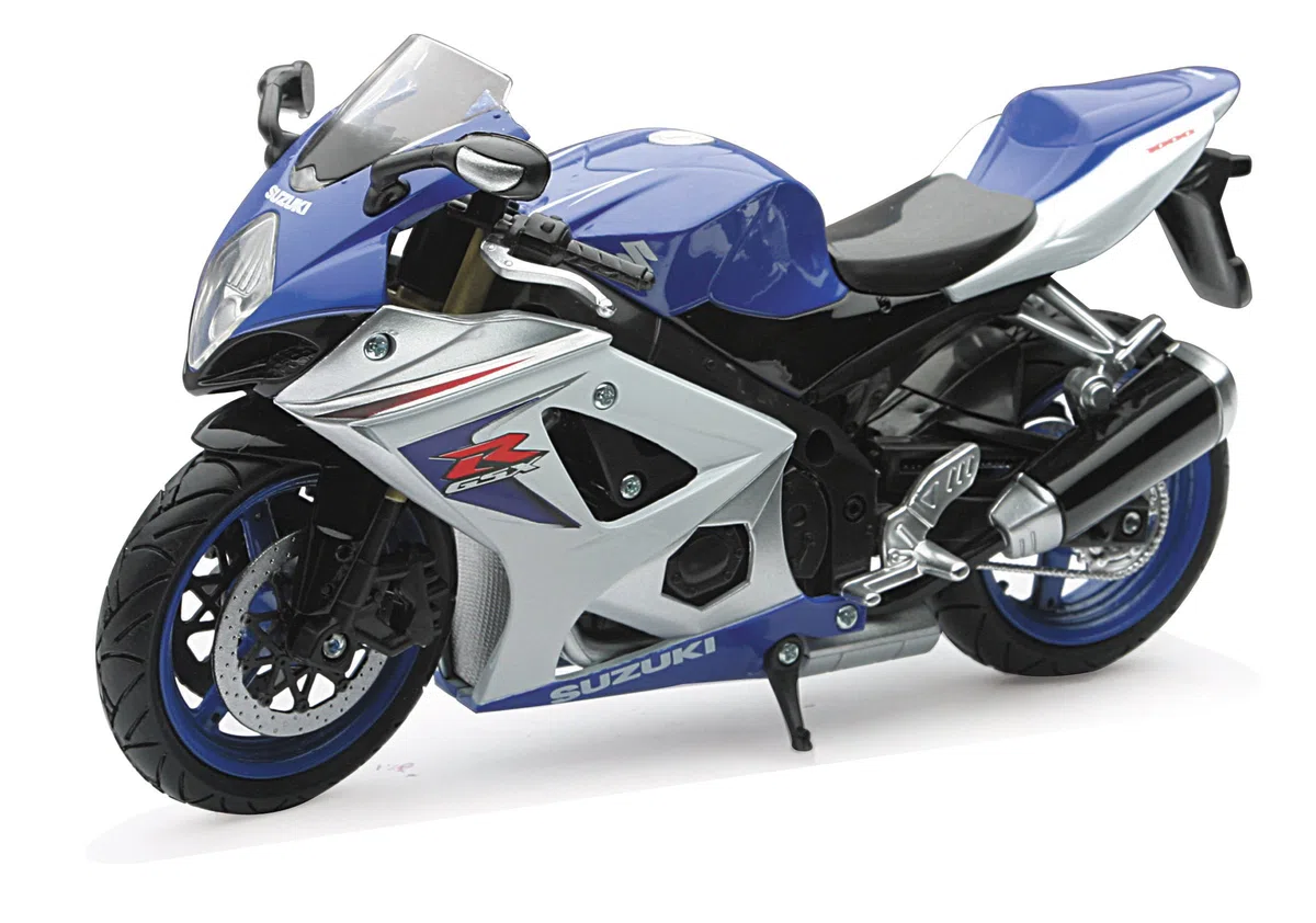 NewRay - Modellino di moto Suzuki GSX R1000 2008, colore casuale