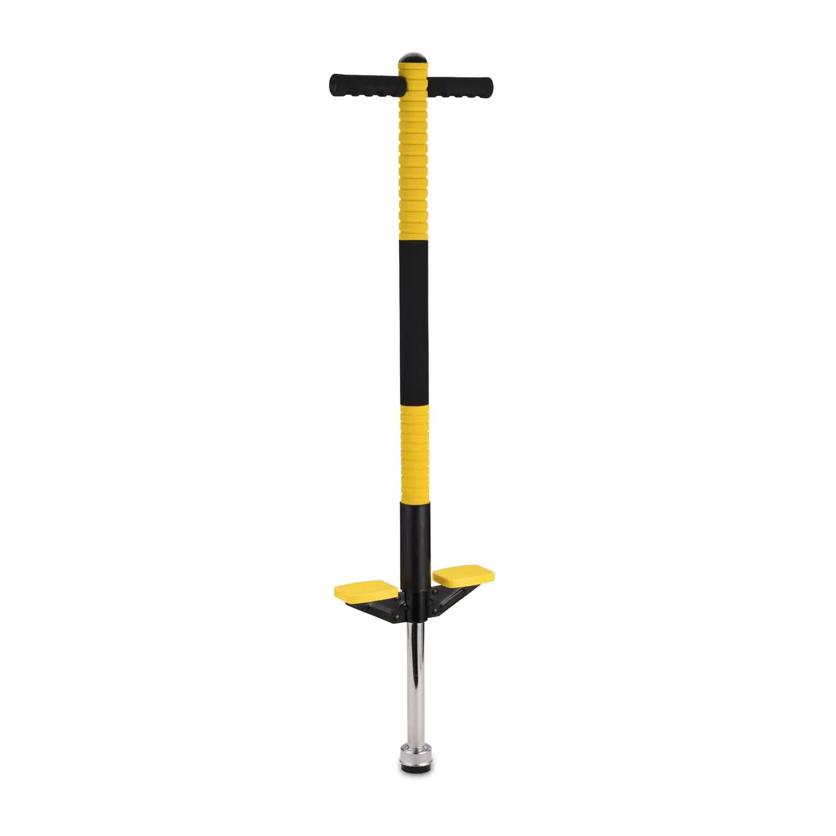 Relaxdays Salterello per Bambini, Pogo Stick, Bastone Salta-Salta, regge 35 kg, Impugnatura Imbottita, Acciaio Inox