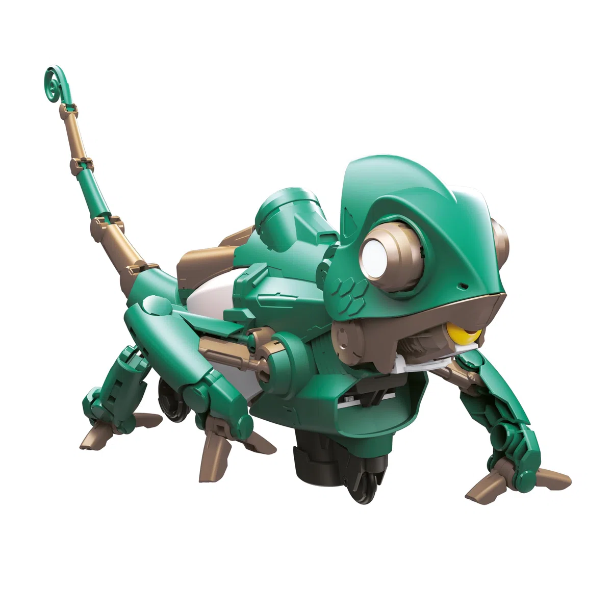 CONSTRUCT & CREATE Camaleonte Robotico Kit Costruzione, Experiment Set Reagisce ai Colori, Giocattolo STEM Codifica, Lingua Scattante, Robot Interattivo da Montare, Regalo Bambini 10+