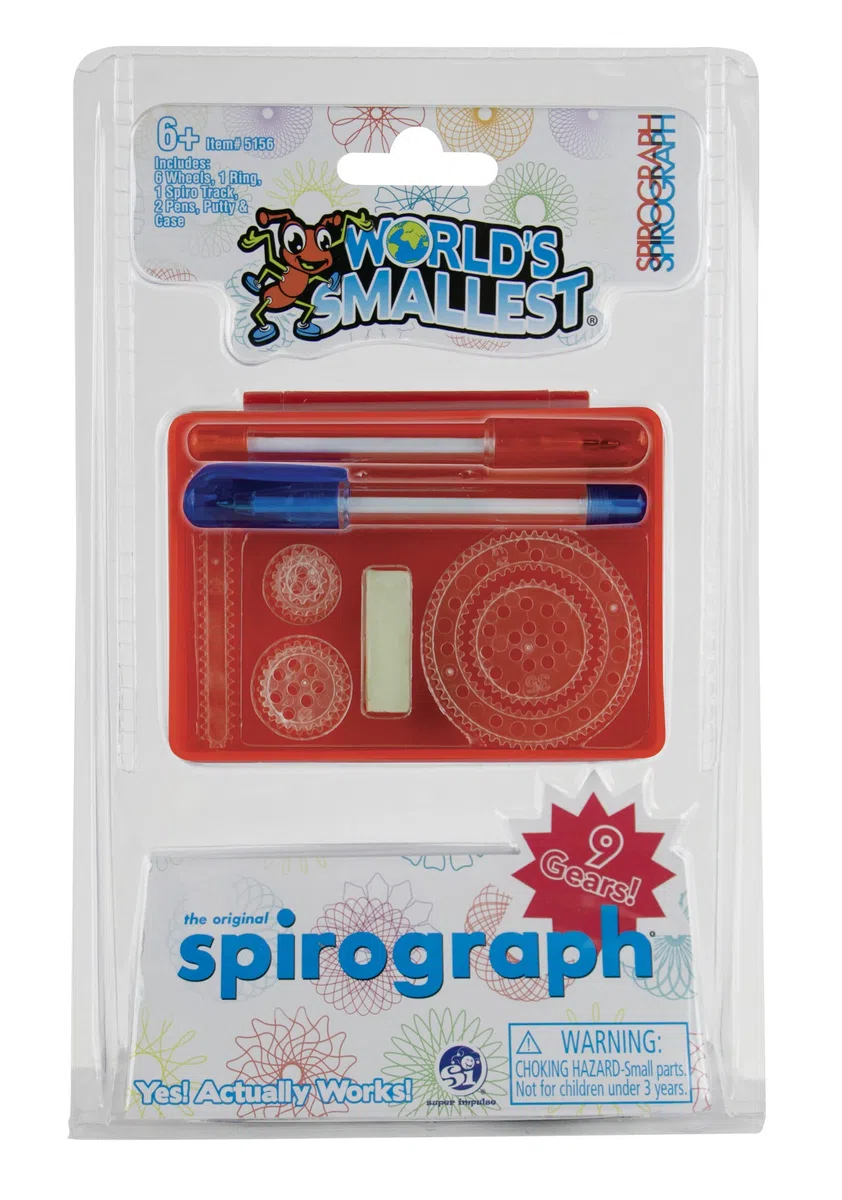 Worlds Smallest Lo spirografo originale con 6 ruote