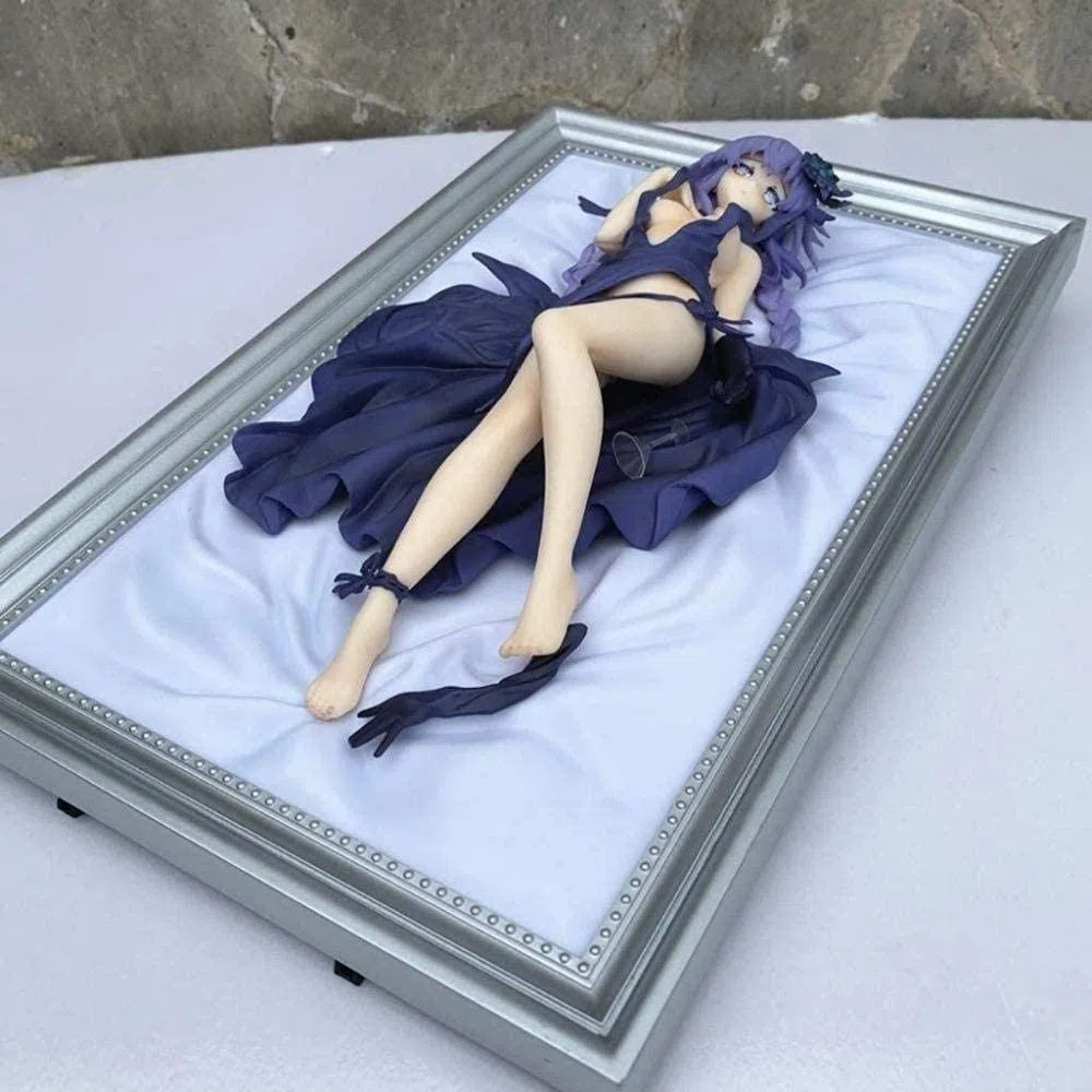 No Scultura Regalo Decorazione Giocattolo Statua Artigianale Hyperdimension Neptunia Figure Cuore Viola Sega Neptune PVC de Haute Matériel