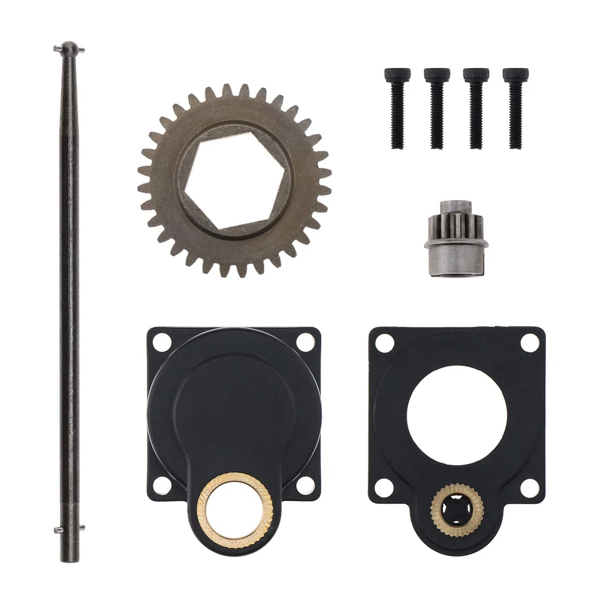 OTOTEC Electric Roto Starter Back Cover Backplate 11011 12mm Start Rod Con Viti Compatibile Con HSP 1/10 16/18/21 Nitro Motore RC Modello Auto Parte