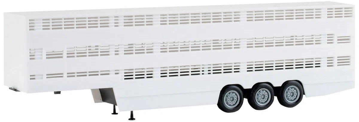 HERPA 076333 Cattle Transporter Trailer 1/87