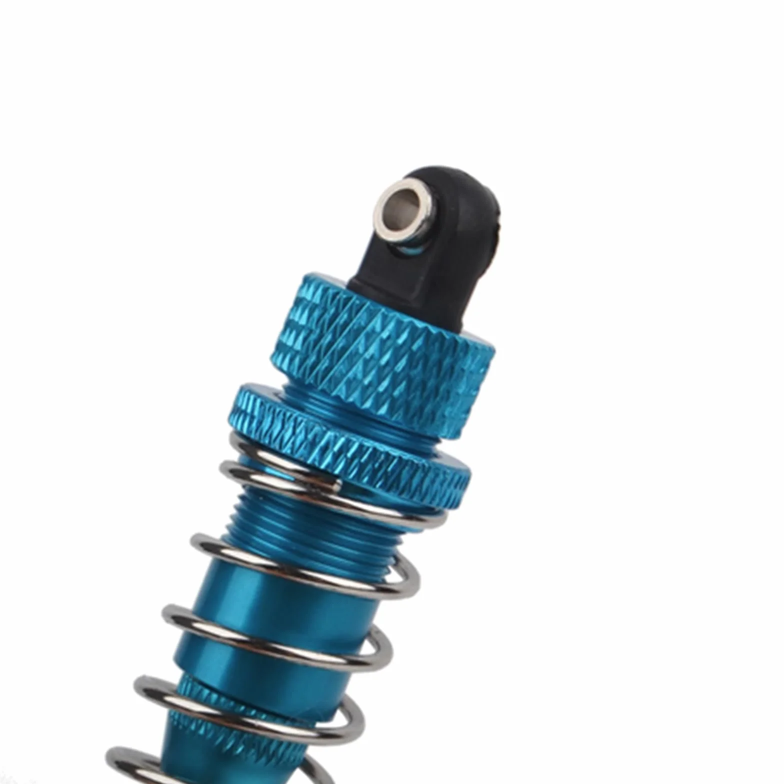 1/10 RC Ammortizzatori anteriori e posteriori, confezione da 4 in alluminio per Tamiya DT-02 DF-02 DT-03 TT-02B 1/10 RC Parti di aggiornamento (blu)