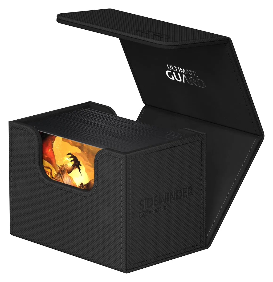 Ultimate Guard - Sidewinder 80+ XenoSkin Monocolor, colore: nero.
