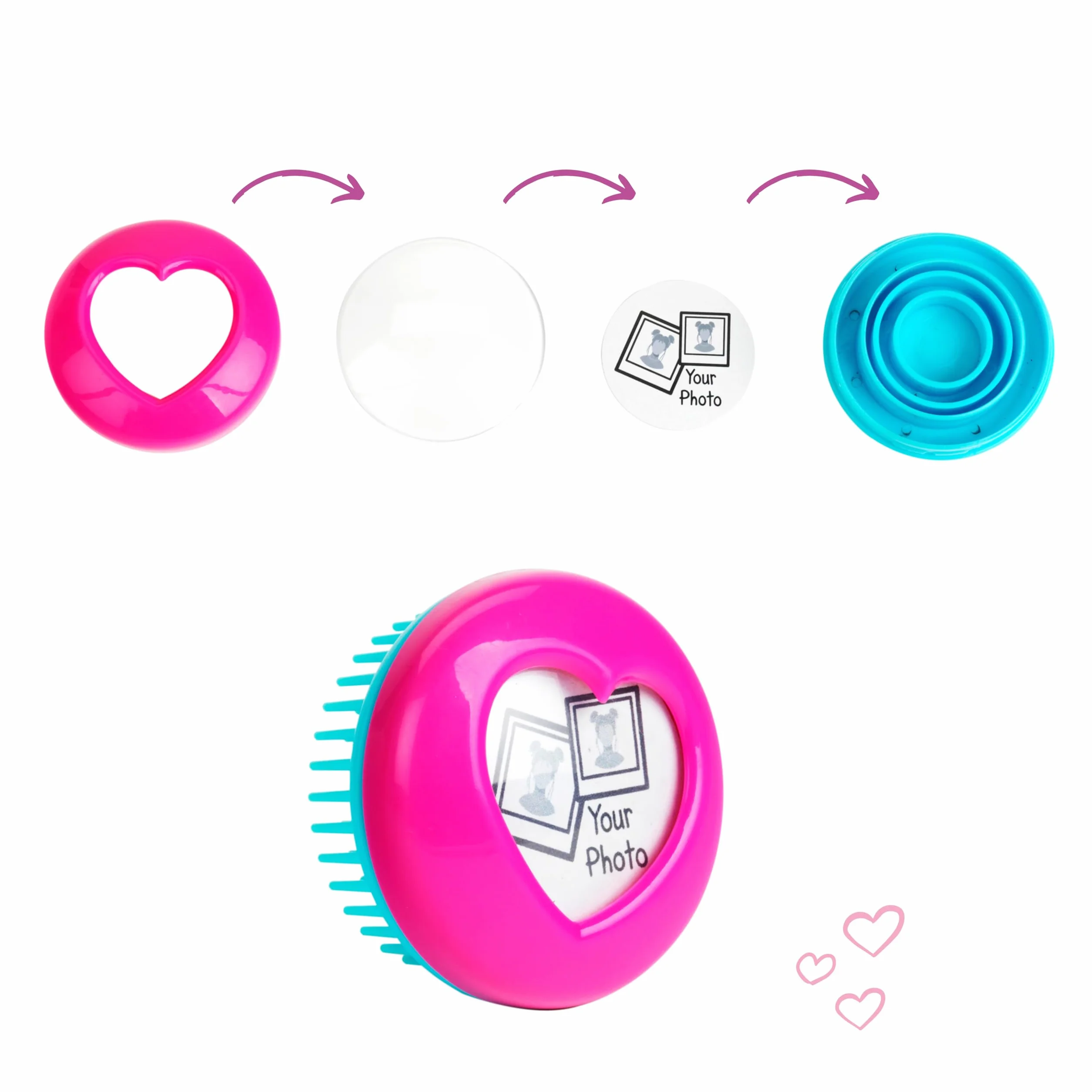 Theo Klein 5201 Busto per Trucco e acconciatura Mia I Include Cosmetici a Forma di Cuore e Accessori per Capelli I Capelli Lavabili e pettinabili I Giocattolo per Bambini dai 3 Anni in su