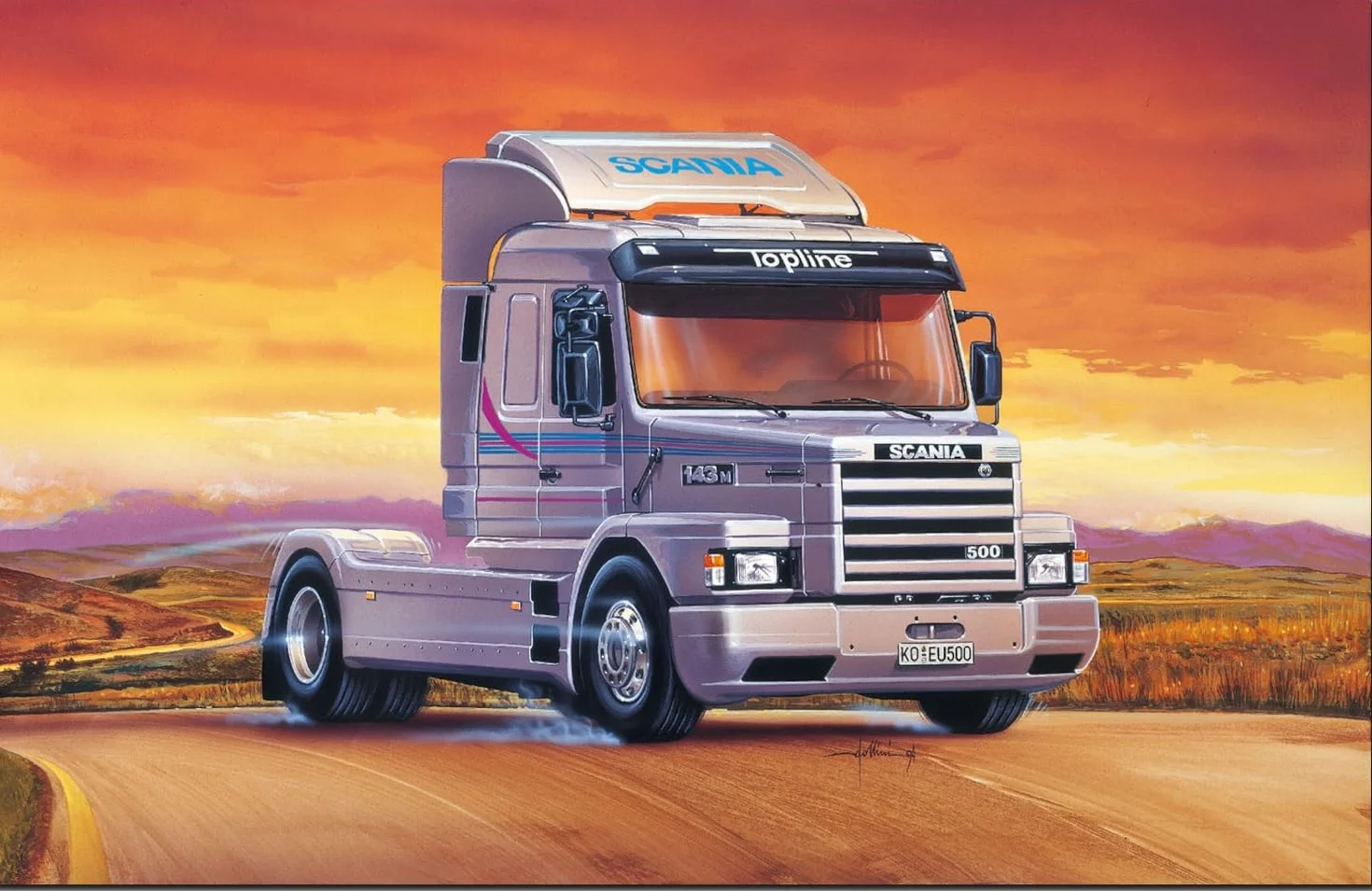 Italeri 1:24 - Scania T143 M500 Topline RR