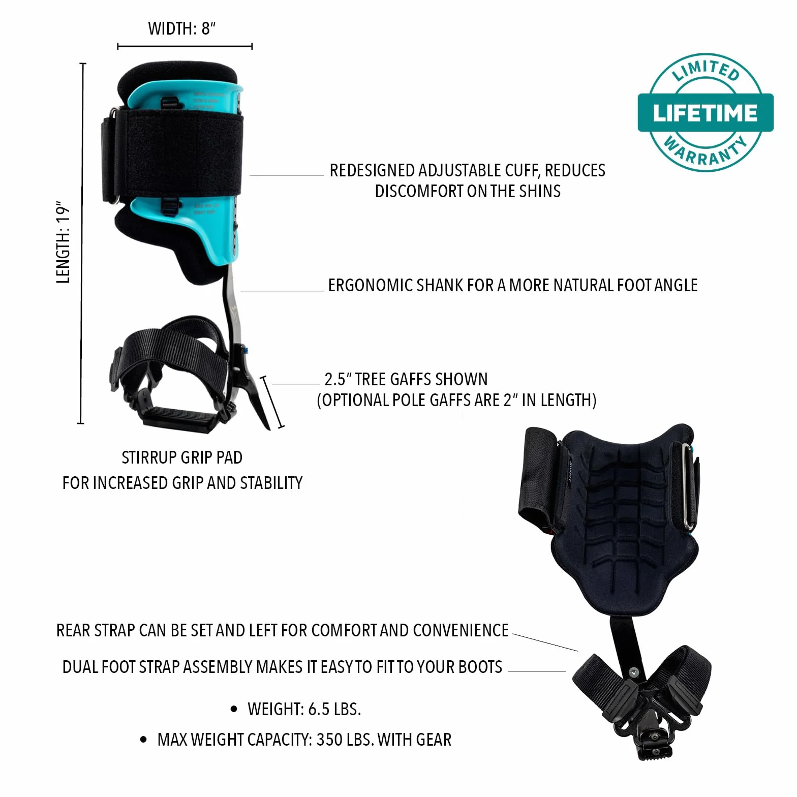 Notch Ergo Steel Climbers