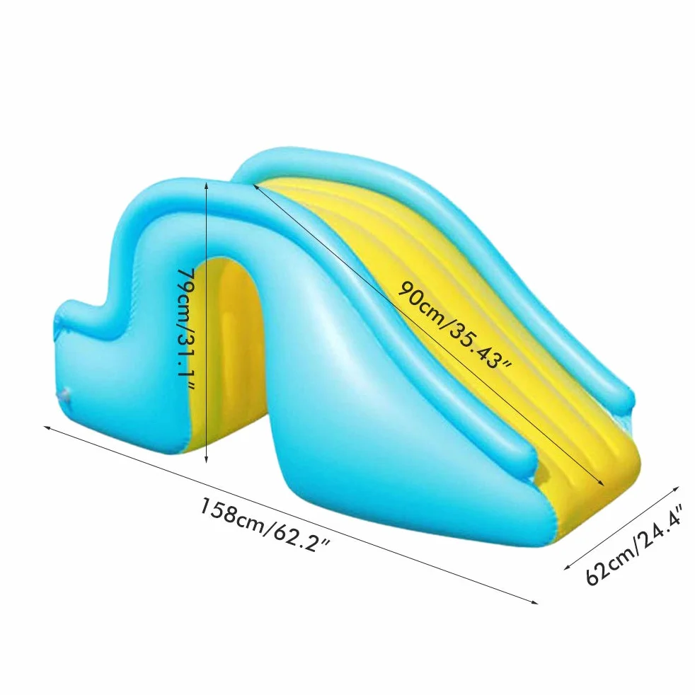 Scivolo Gonfiabile per Piscina Scivolo per Piscina Scivolo per Piscina Estiva Forniture per Giochi d'Acqua per Bambini Giocattoli per Esterni al Coperto