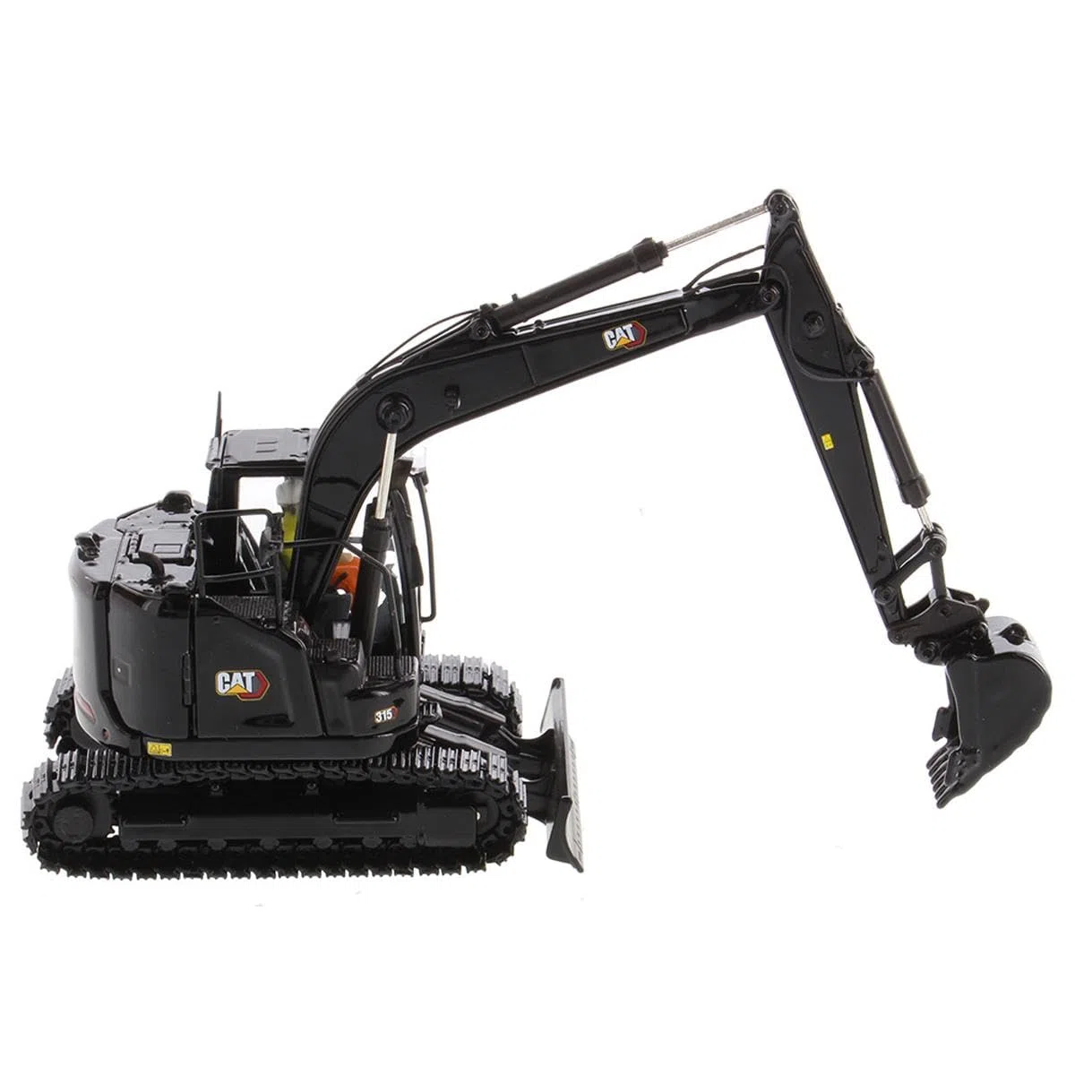 Diecast Masters 85957BK - Escavatore idraulico Cat 315, nero, scala 1:50, da 14 anni, in scatola di latta, adatto ai collezionisti