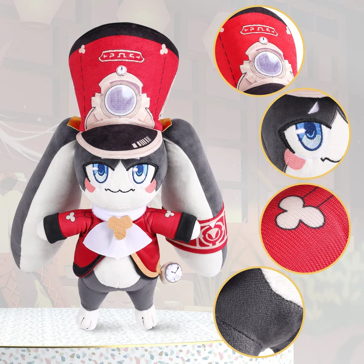 UTIEHD Honkai Star Rail Peluche Pom-pom, Plushie Bambola, Costume Cosplay Peluche Puntelli per i fan