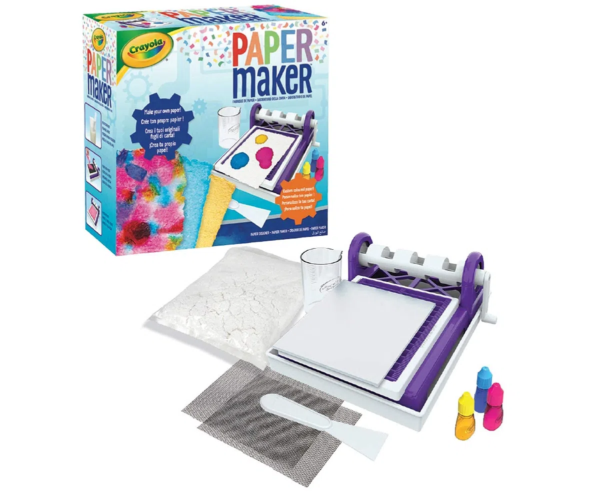 CRAYOLA- Laboratorio della Carta, per Creare Originali Fogli di Carta, 74-7407