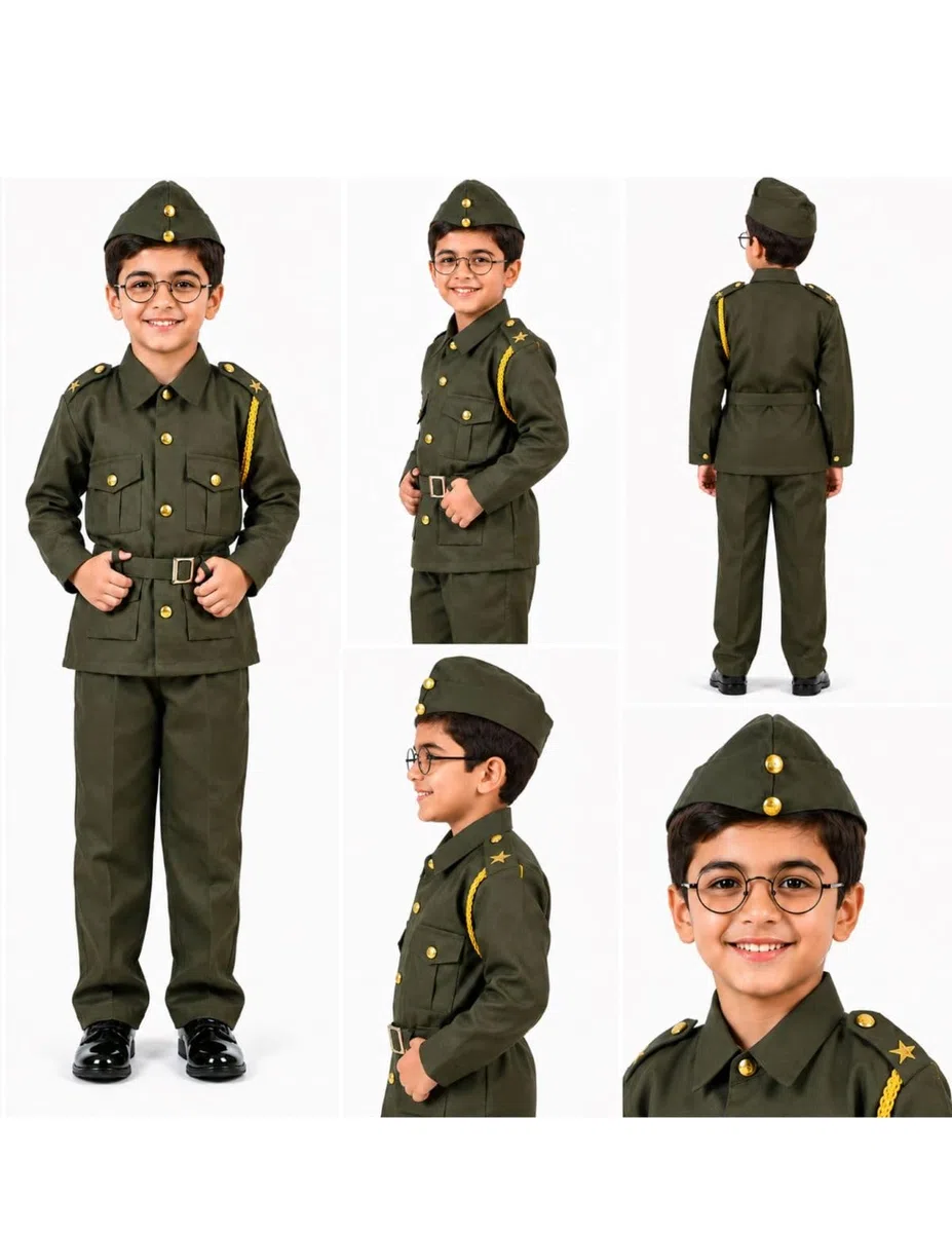 BookMyCostume Costume da combattente della libertà per bambini