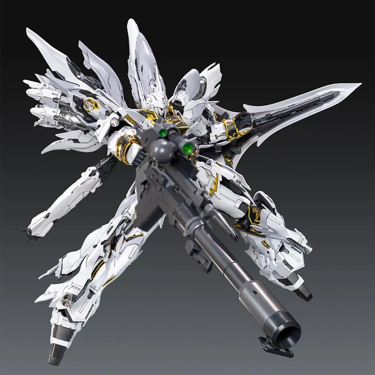 HiPlay Comet Technology Bianco Triple Speed Sinanju Telaio Completo Kit Modellismo Scala 1/100