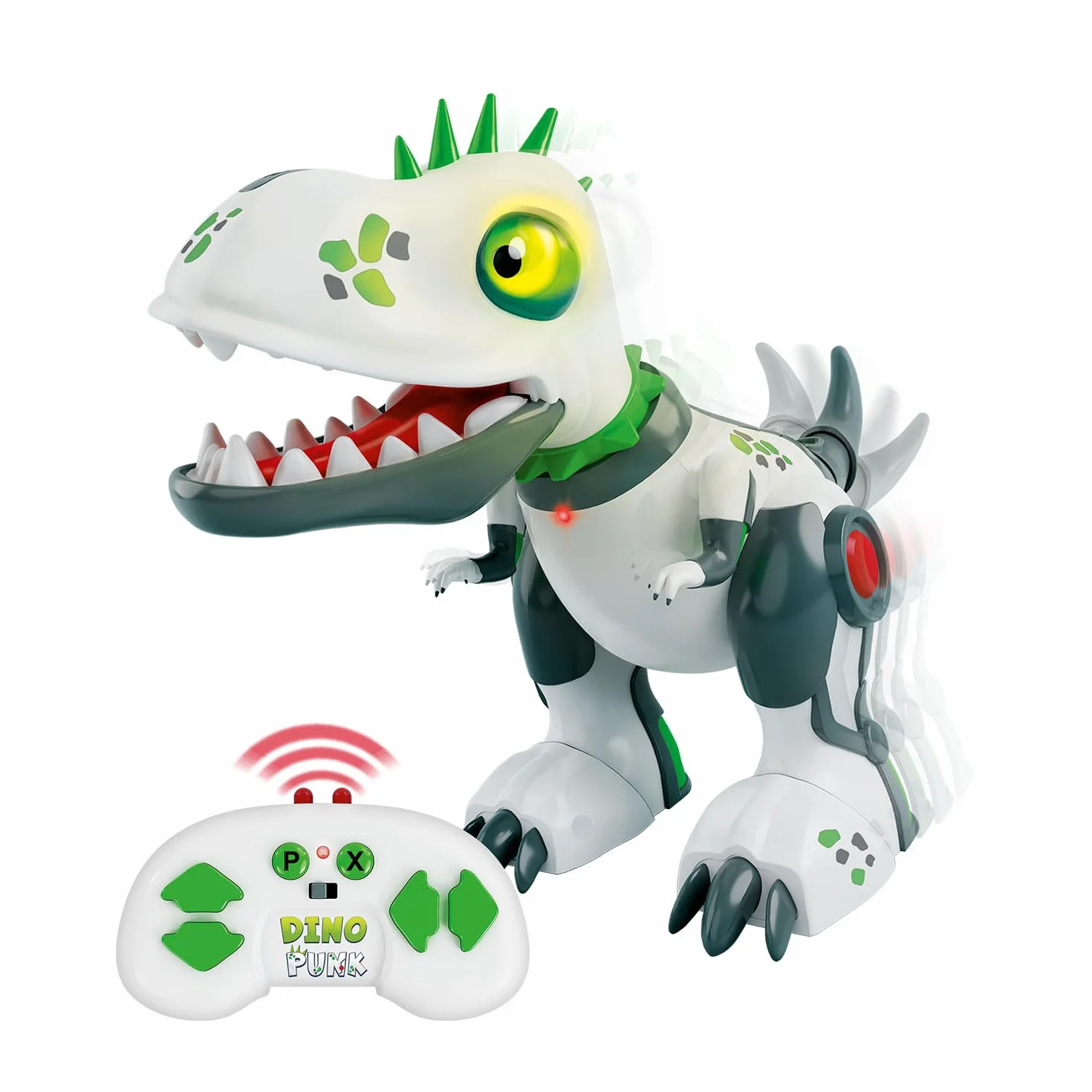 Xtrem Bots - Dinopunk | Robot Giocattolo | Dinosauri Per Bambini | Robot Bambini | Robots Telecomandato E Programmabile 20 Azioni Programmabili | Regalo Bambino 5 Anni