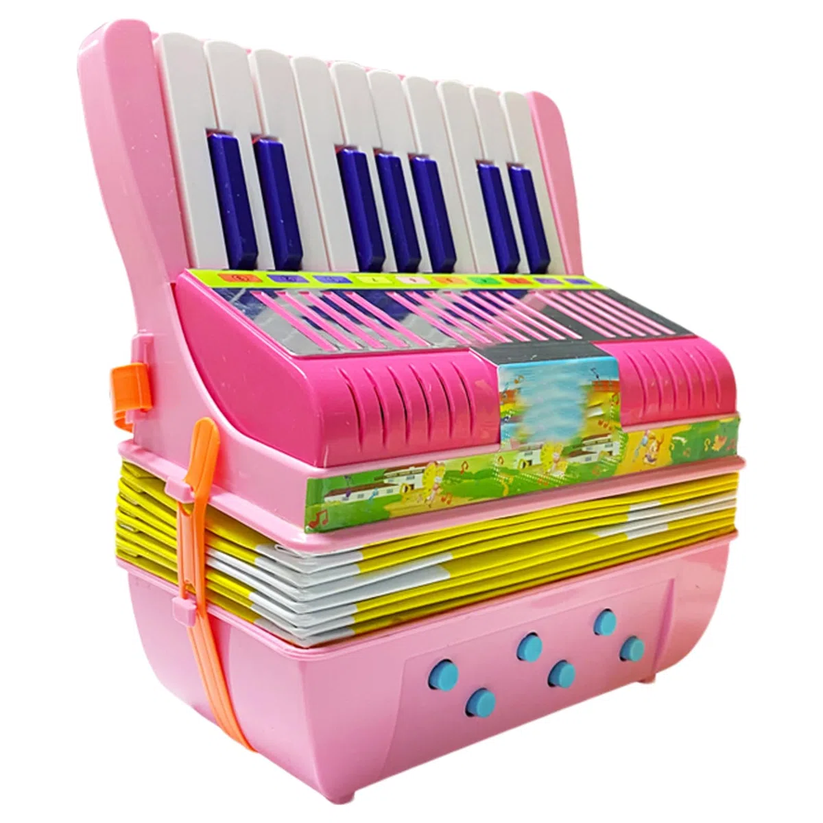 Strumenti Musicali Per La Fisarmonica Per Bambini, Piccola Giocattolo Di Fisarmonica 6bass 17keys Publica Pultion, Giocattolo Educativo Leggero Strumento Musicale Prescolare Per Principianti E