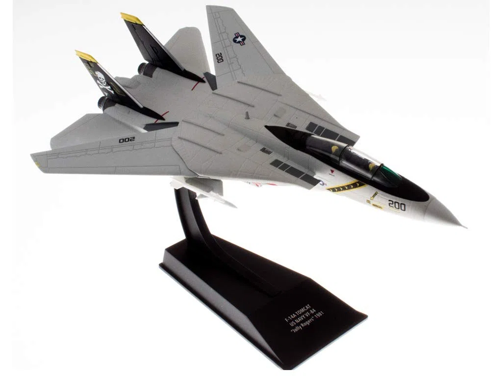 OPO 10 - Aereo da Caccia Militare F-14A Tomcat US Navy VF-84 del 1981, Scala 1/100, dal Film Top Gun - CP01