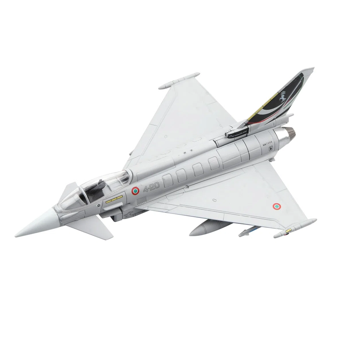 Lega Eurofighter Typhoon EF-2000 Fighter Aircraft Model 1:100 Toy Simulation Science Exhibition Model