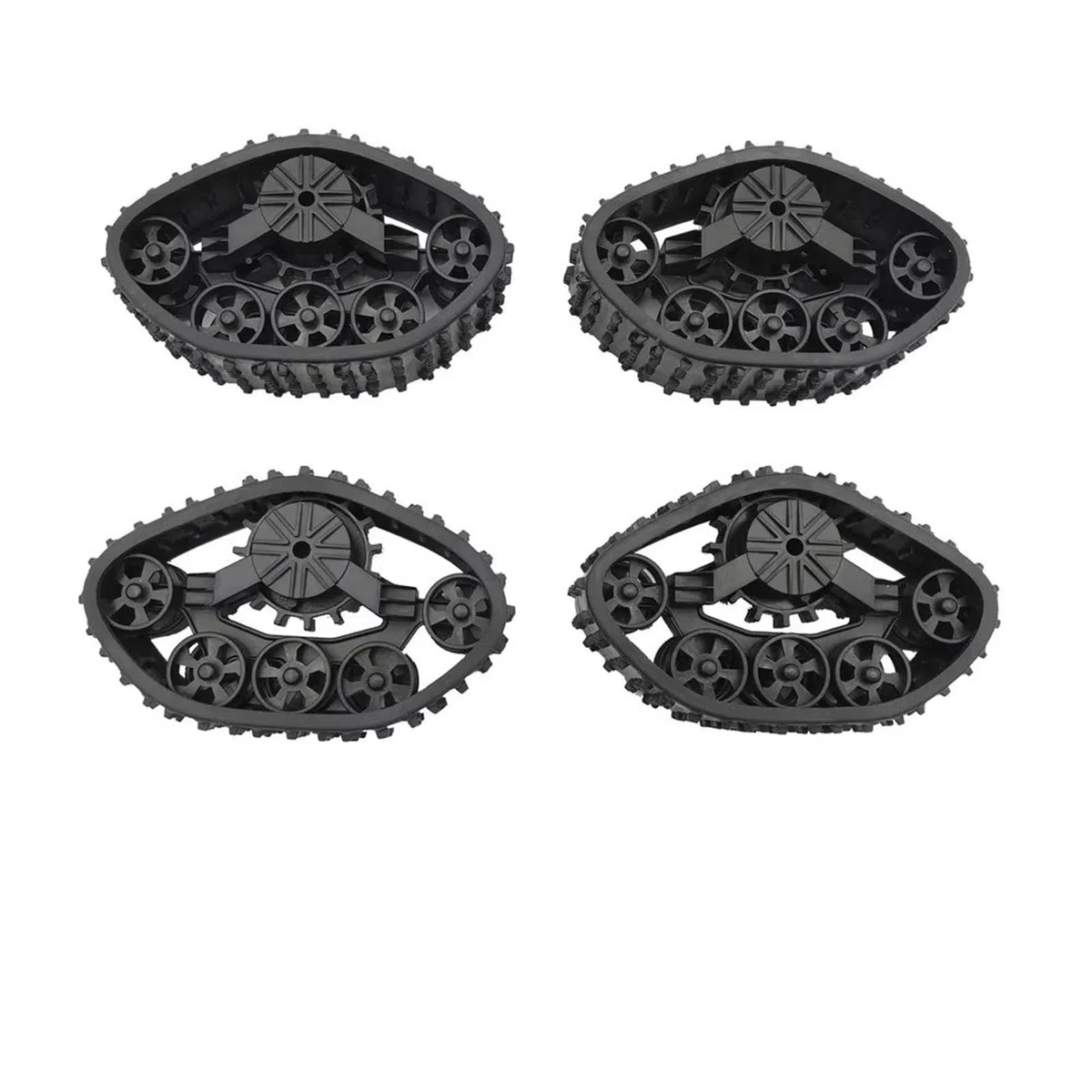 Accesorios coches RC per WPL B14 B24 C14 C24 per Fayee FY001 FY002 FY003 RC Auto Camion Fai da Te Modificato Accessori di Aggiornamento 4 Pezzi Ruote Pista Pneumatici Neve