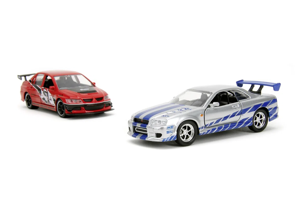Jada Toys Fast & Furious Twin Pack 1:32 Wave 4/2 giocattolo auto modellino auto set da gioco