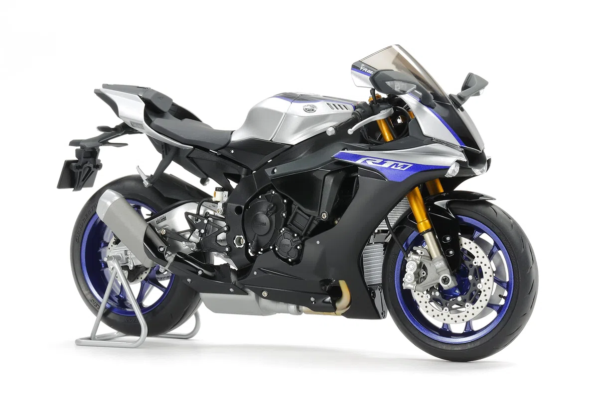 TAMIYA 14133 – 1:12 Yamaha YZF-R1M, kit di costruzione in plastica, hobby, artigianato, incollaggio, modello, modello, assemblaggio, non verniciato