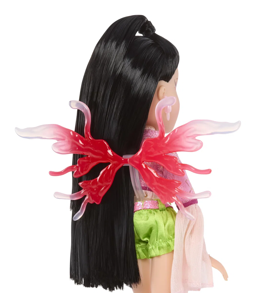 Bratz Fashion Pixiez Jade - Bambola Fantasy da Collezione con Abiti e Accessori Reali, le Ali si Trasformano in un Anello