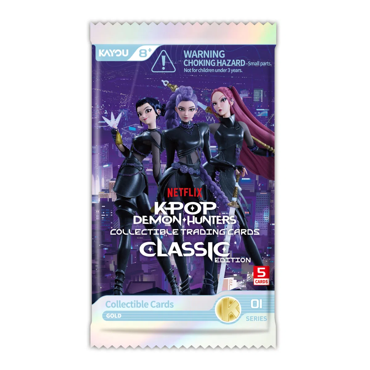 Espositore 20 bustine K-Pop Demon Hunters: Kayou - Collectible Cards Classic Edition 001 - Serie 1-B