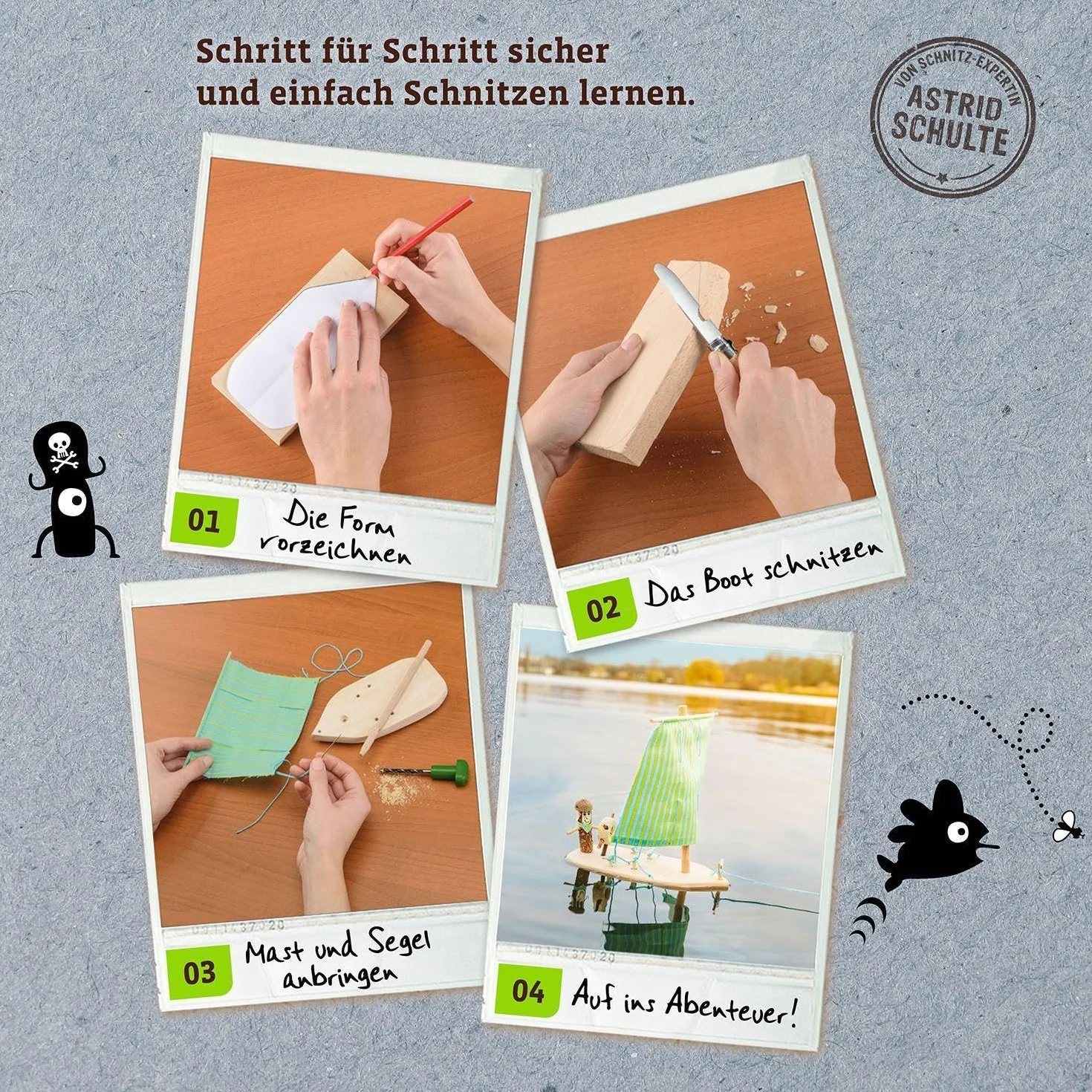 Kosmos Schnitzen Komplett-Set: Bastel-Set
