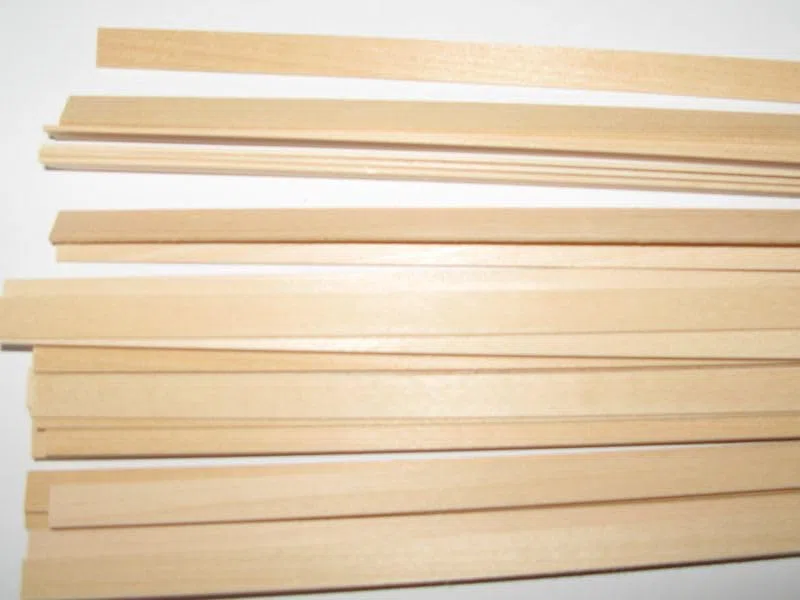 Mantua Model Art. 82632 - Listelli di Tiglio sezione Rettangolare - 1 x 6 x 1000 mm - 20 pcs