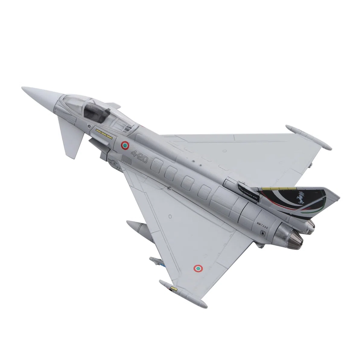 Lega Eurofighter Typhoon EF-2000 Fighter Aircraft Model 1:100 Toy Simulation Science Exhibition Model